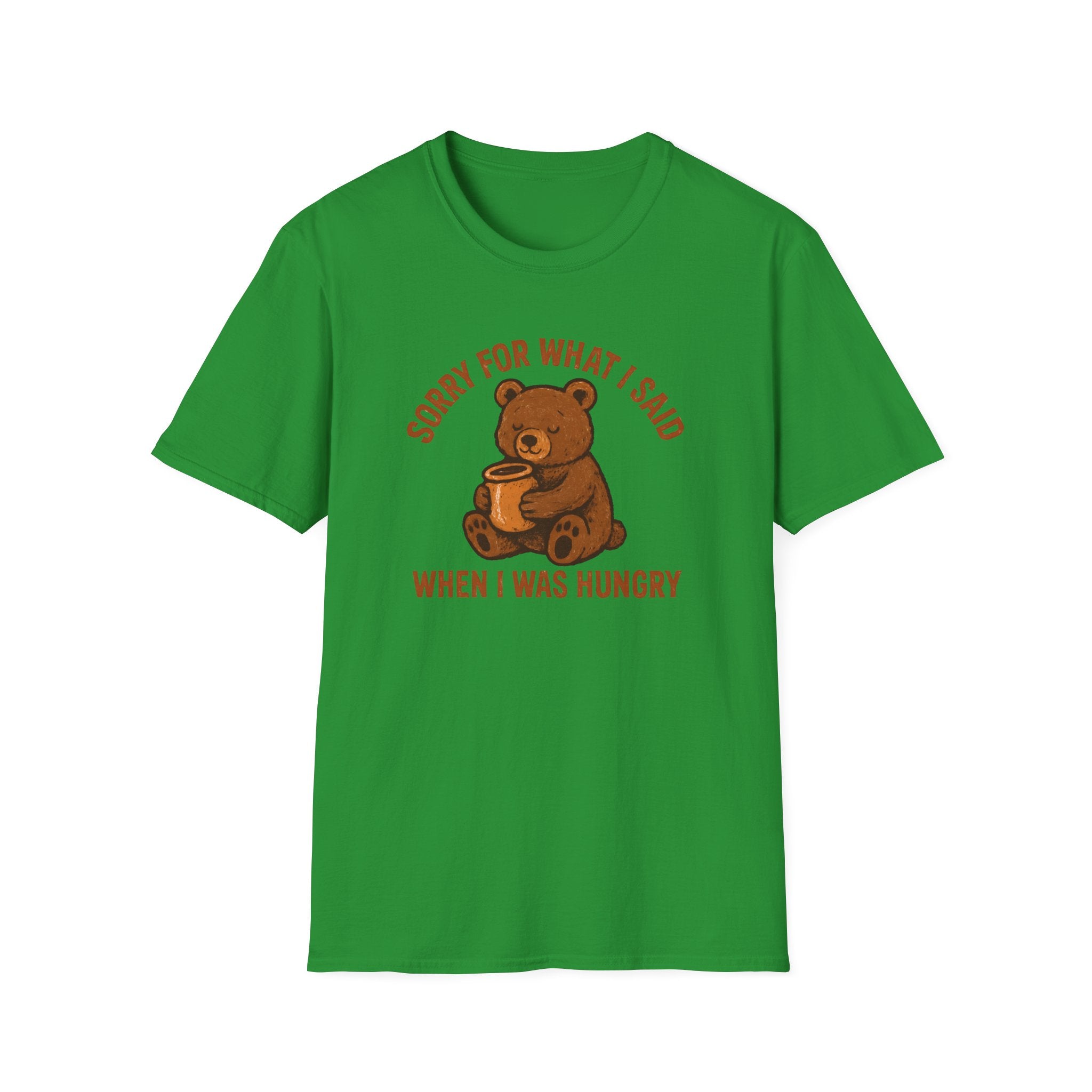 Hungry Bear With Cup T-Shirt