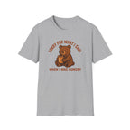 Hungry Bear With Cup T-Shirt