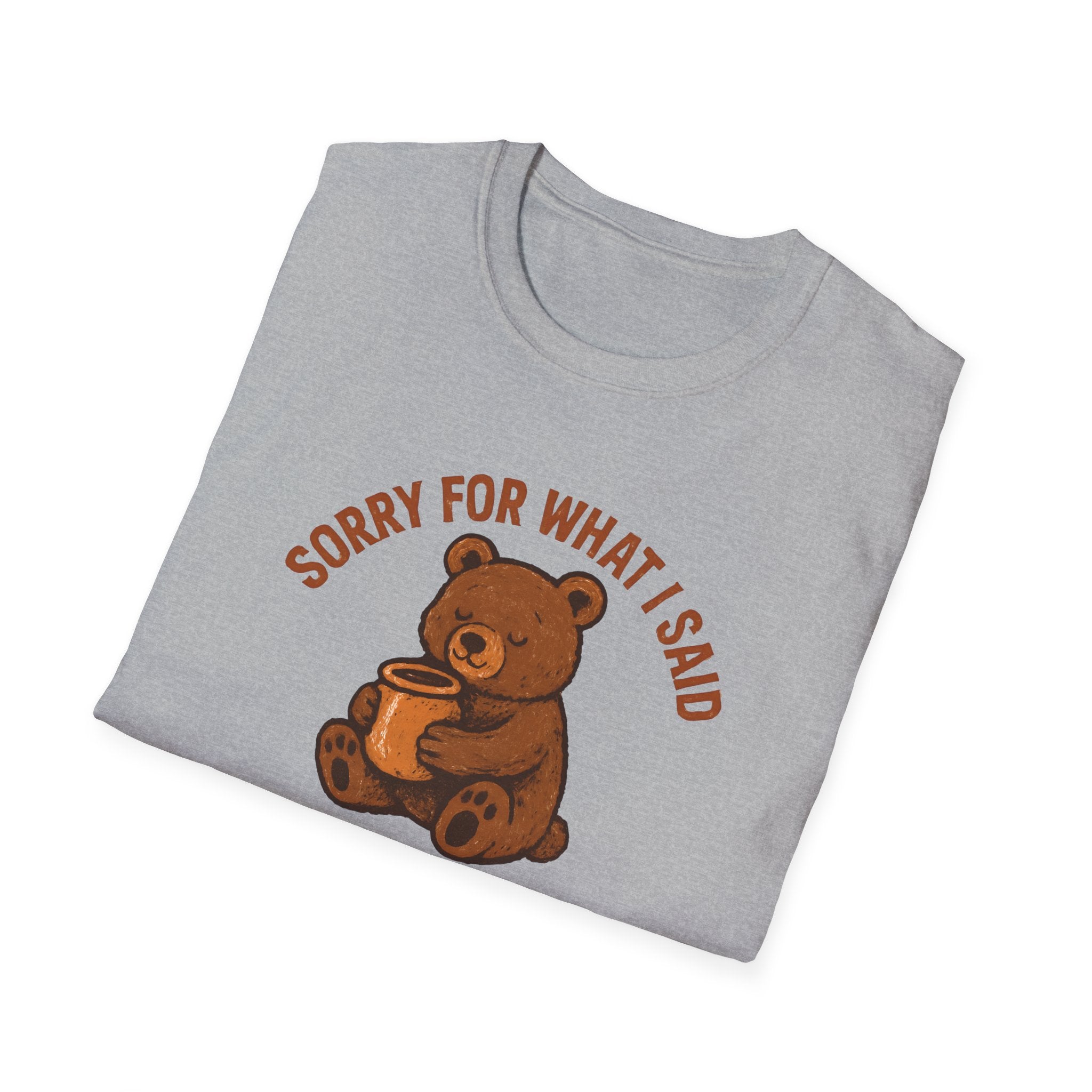 Hungry Bear With Cup T-Shirt