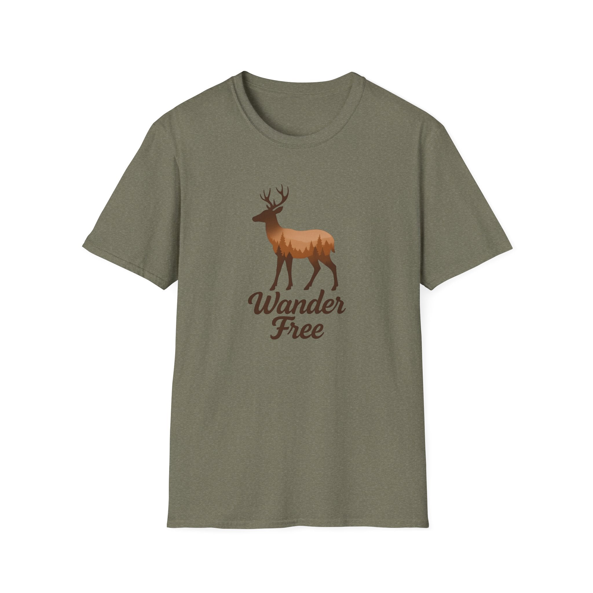 Moose Forest Silhouette T-Shirt