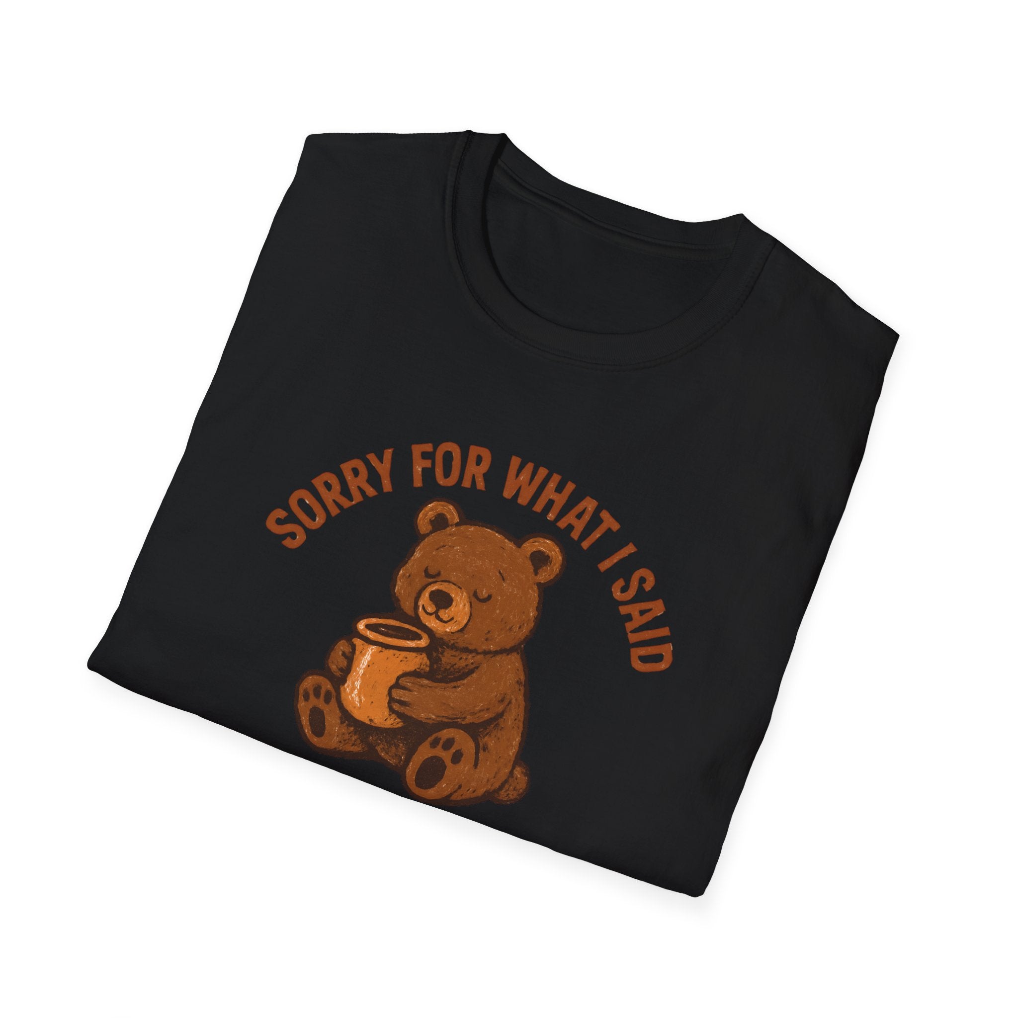 Hungry Bear With Cup T-Shirt